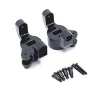 JVRWSC Compatible With HB ZP1001 ZP1002 ZP1003 ZP1004 1/10 RC Car Upgrades Parts Metal Front C-Hub Carrier Caster Block RC Repair Parts(Black)