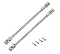 JVRWSC Compatible With LCG For Capra For SCX10 1/10 RC Crawler Car Upgrade Accessories Parts Steel For Universal Joint Drive Shaft RC Repair Parts(Silver)