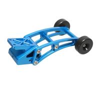 JVRWSC Compatible With MJX For Hyper Go 14210 14209 1/14 RC Car Upgrade Parts Accessories Metal Adjustable Wheelie Bar RC Repair Parts(Blue)