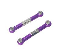 JVRWSC Compatible With MJX For Hyper Go 16207 16208 16029 16210 H16 14209 14210 RC Car Upgrade Accessories Parts 1Pc Adjustable Steering Rod RC Repair Parts(Purple)