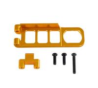 JVRWSC Compatible With MJX For Hyper Go 16207 16208 M163 1/16 RC Car Upgrade Parts Accessories Metal Battery Fixing Parts Battery Fix For Seat RC Repair Parts(Yellow)