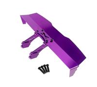 JVRWSC Compatible With MJX For Hyper GO 16207 H16PL 1/16 RC Car Upgrade Replacement Parts Accessories Metal Tail Wing RC Repair Parts(Purple)