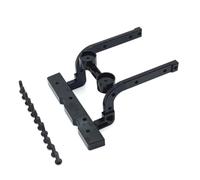 JVRWSC Compatible With MJX For Hyper Go H12Y + 1/12 RC Crawler Car Upgrade Parts Accessories 1set Metal Front Bumper RC Repair Parts(Black)