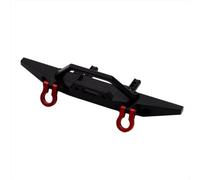 JVRWSC Compatible With MN For MN128 For Wrangler 1/12 RC Car Upgrade Modification Parts Accessories Metal Front Bumper Guard RC Repair Parts(Black)