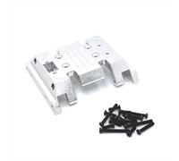 JVRWSC Compatible With MN For MN128 MN86 G500 1/12 RC Car Upgrade Replacement Parts Accessories Metal Medium Wave Box Bottom Plate RC Repair Parts(Silver)