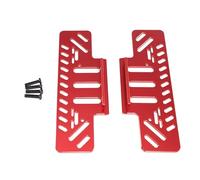 JVRWSC Compatible With MN128 MN86 G500 1/12 Rc Car Upgrade Modification Accessories Parts Metal Foot Pedal RC Repair Parts(Red)