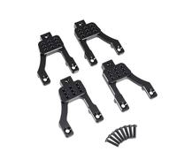 JVRWSC Compatible With MN128 MN86 G500 1/12 RC Car Upgrade Modification Parts Accessories Metal Front Rear Suspension Bracket RC Repair Parts(Black)