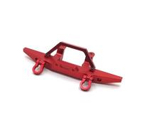 JVRWSC Compatible With MN99S For MN D90 D91 D96 D99S MN90 MN99 1/12 RC Car Upgrade Accessories Parts 1Pc Metal Front Bumper RC Repair Parts(Red)