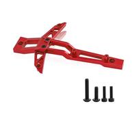 JVRWSC Compatible With TRAXXAS For MAXX For SLASH 1/8 1/10 RC Car Upgrade Parts Accessories Metal Front For Chassis Brace 8921 RC Repair Parts(Red)