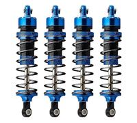 JVRWSC Compatible With Traxxas For Mini For Maxx RC Car Upgrade Modification Parts Accessories 4pcs Metal Shock Absorber Damper RC Repair Parts(Blue)