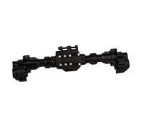 JVRWSC Compatible With TRX-4 For Defender For Bronco G500 1/10 RC Crawler Upgrade Parts Aluminum Portal Front Middle Rear Axle Housing RC Front Rear Axle(Black,Rear)