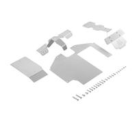 JVRWSC Compatible With Trxs For UDR For Unlimited For Desert For Racer 1/7 RC Car Upgrade Parts 3 Pcs Metal Front Rear Protective Plate RC Repair Parts