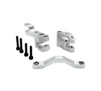 JVRWSC Compatible With UD GR M16 1/16 RC Car Upgrade Modification Replacement Parts Accessories Metal Steering Component RC Repair Parts(Silver)