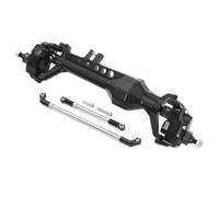 JVRWSC Compatible With Vanquish VS4-10 For Phoenix F10 Aluminum Front Rear Portal Axle Complete Set 1/10 RC Crawler For Chassis DIY Upgrade Parts RC Front Rear Axle(Black,Front)