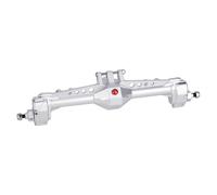 JVRWSC Compatible With Vanquish VS4-10 For Phoenix F10 For LCG For Chassis 1/10 RC Crawler Upgrade Parts Machined Aluminum Front Rear Portal Axle RC Front Rear Axle(Silver,Rear)