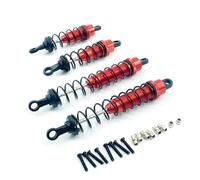 JVRWSC Compatible With WLtoys 12428 12423 1/12 RC Car Upgrade Parts Crawler Short Course Truck Front Rear Shock Absorber 0016 0017 Rc car shock absorber(Red)