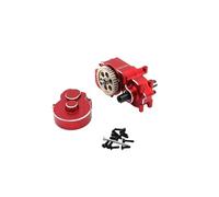 JVRWSC Compatible With WLtoys For LOSI Micro-B 1/24 Remote Control Car Upgrade Accessories Parts Metal Rear Gearbox Assembly RC Repair Parts(Red)