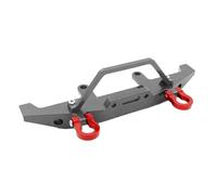 JVRWSC Compatible With WPL C14 C24 1/16 Remote Control Car 4WD Truck Track Upgrade Parts Metal Anti-Collision Front Bumper Is Suitable RC Repair Parts(Grey)