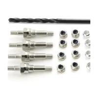 JVRWSC For ARRMA 1/8 1/7 RC Steel Shock Stands 4Pcs | RC Car Upgrade Parts Heavy-Duty Steel Shock Stands 4pcs Set RC Repair Parts