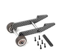 JVRWSC For ARRMA Quake For Gorgon 1/10 RC Wheelie Bar | RC Car Parts Carbon Fiber Pattern Wheelie Bar RC Repair Parts