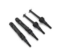 JVRWSC RC Drive Shaft Compatible With MJX For Hyper Go 14209 14210 1/14 RC Car Upgrade Parts Modification Spare 4pcs Metal Front Rear Drive Shaft CVD(Black)