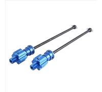 JVRWSC RC Drive Shaft Compatible With Traxxas For MAXX For Widemaxx 1/10 RC Car Upgrade Parts Modification Spare 2PCS Steel Extended Drive Shaft CVD(Blue)