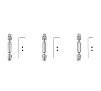 JVRWSC RC Drive Shaft Compatible With WPL D12 C24 C34 B14 B24 B16 B36 For MN D90 For MN99S For Henglong RC Car Upgrade Parts 3X Metal CVD Drive Shaft