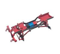 JVRWSC RC Repair Parts Compatible With MN D90 1/12 RC Car Accessories Replacement Parts Upgrade Part Aluminum Alloy Precision Frame(Red)