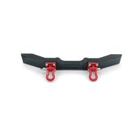 JVRWSC RC Repair Parts Compatible With WPL B-14 B-16 B-24 B-36 Q60 Q61 1/16 RC Military Truck 4WD 6WD Accessories Metal Front Bumper With Tow Hook(Black)