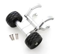 JVRWSC RC Repair Parts For Traxxas For E-REVO 2.0 86086-4 56087-1 1/10 For Monster Truck RC Car Upgrade Parts Accessories Metal Wheelie Bar Modified Parts(Silver)