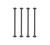 JVRWSC RC Repair Parts For Wltoys 144001 144002 144010 124007 124016 124017 124018 124019 4pcs Drive Shaft Dogbone CVD Driveshaft RC Car Upgrade Parts(Black)