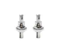 JVRWSC RC Repair Parts For Wltoys 284131 K969 K979 K989 K999 P929 P939 For MINI-Q For AWD For IW04M For AMZ 1/28 RC Car Upgrades Parts Metal Adjustable Differential(Silver)