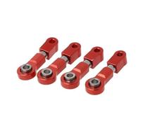 JVRWSC RC Repair Parts For Wltoys P929 P939 K979 K989 K999 K969 4pcs Upgraded Metal Parts Upper For Swing Arm 1/28 RC Car Upgrade Parts(Red)