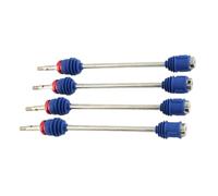 JVRWSC RC Transmission Shaft Compatible With Traxxas For E-Revo For E-Maxx For T-Maxx For Revo 1/10 RC Car Upgrades Parts Steel Front And Rear Driveshaft Axle CVD