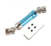 JVRWSC RC Transmission Shaft Compatible With Wltoys 12428 12423 1/12 Rc Short Course For Desert For Buggy Car Parts 1Pcs Metal Rear Center Drive Shaft CVD Transmission