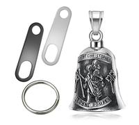 Jvuouxy Motorcycle Bell Guardian Angel