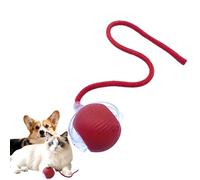 JVVEKKNNS Smart Interactive Cat Ball Toy - Automatic Rolling with 3 Light Modes, USB-C Rechargeable, Food-Grade Silicone, Obstacle Avoidance for Indoor Cats & Dogs
