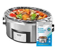 JVVFUU Slow Cooker Liners 3-8 Quart, Cooking Bags Large Size 13"x 21", Slow Cooker Bags Disposable Oval Large For Crock Pot (20)