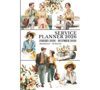 JW 2026 service planner, Monday week starting, weekly monthly ministry journal