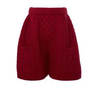 JW Anderson cable-knit shorts - Red S