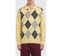 JW ANDERSON Diamond Pattern Wool Knit Polo Shirt - Size: M - male