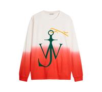 JW Anderson Dip Dye Anchor Embroidered Cotton T-shirt - Multicoloured 1 - L