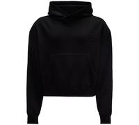 JW Anderson logo-embroidered organic cotton hoodie - Black XS-S-M