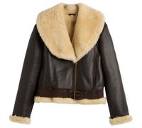JW Anderson Men's Aviator Jacket Dark Brown