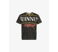 JW Anderson Mens JW Anderson x Guinness Bottle Top Cotton-Jersey T-Shirt Black S