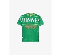 JW Anderson Mens JW Anderson x Guinness Bottle Top Cotton-Jersey T-Shirt Green S