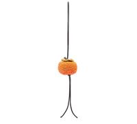 JW Anderson Persimmon Crochet Cotton bag Charm - Orange - One Size
