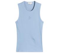 JW Anderson Women's Anchor Embroidery Vest Steel Blue