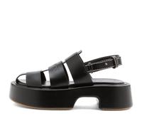 JW Anderson Women's Stripe Platform Sandal Black