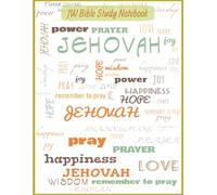 JW Bible Study Notebook: Large 8.5X11 inches, Meeting notes, Conventions, Assemblies-Keep all your notes neat and organized for quick review with ... Features a 52-week, 2 page layout.
